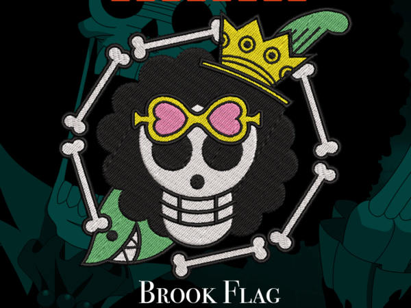 Digital Embroidery-Brook Flag One Piece Accessories - layyaa.com