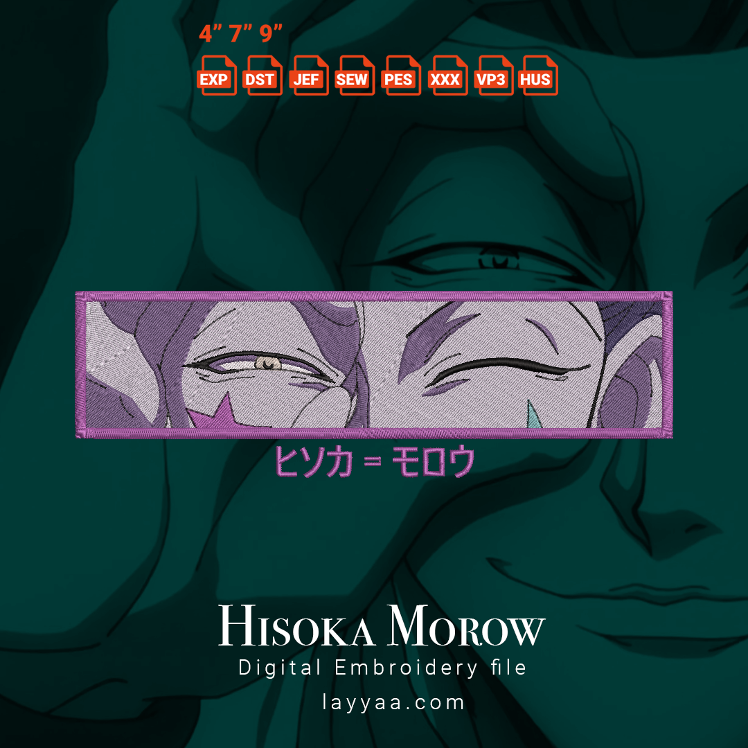Hisoka Embroidery Design File, Hunter x Hunter Anime Embroid - Inspire  Uplift