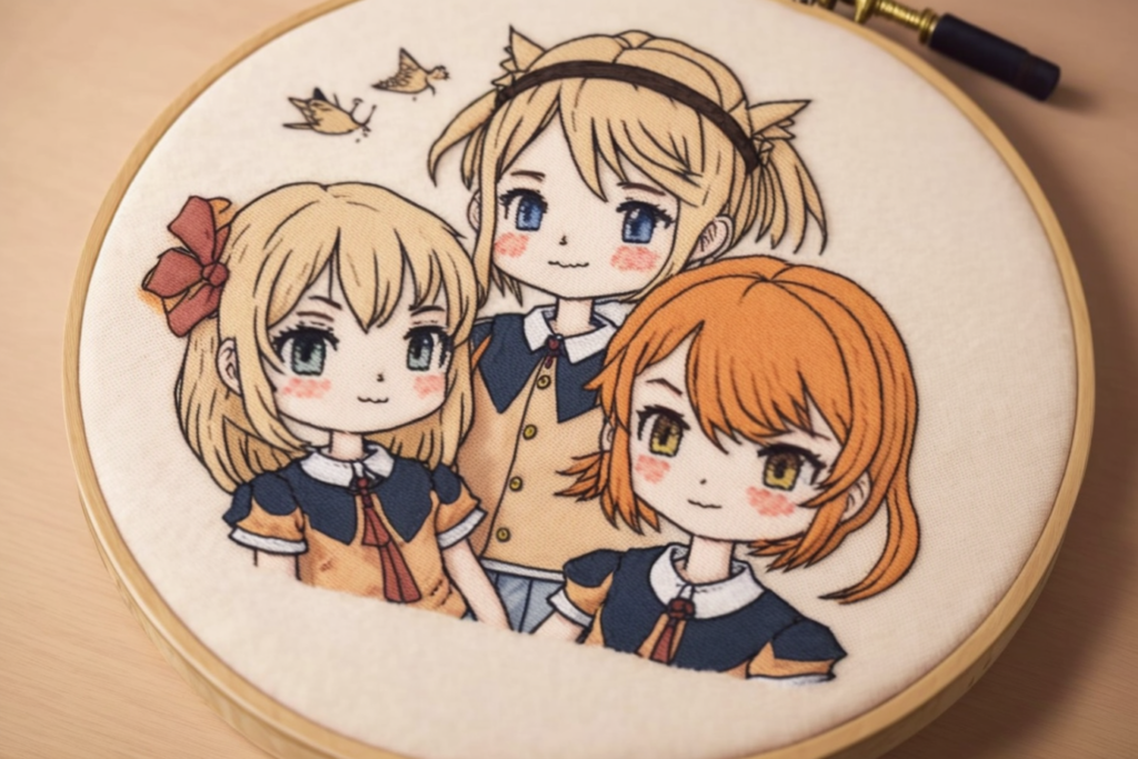 Personalized Anime Embroidery